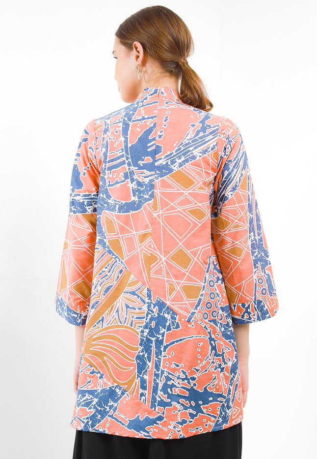 TUNIC Asymmetric V-Double 7/8-length Sleeves