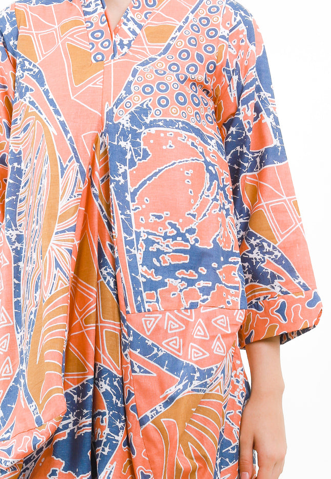 TUNIC Asymmetric V-Double 7/8-length Sleeves
