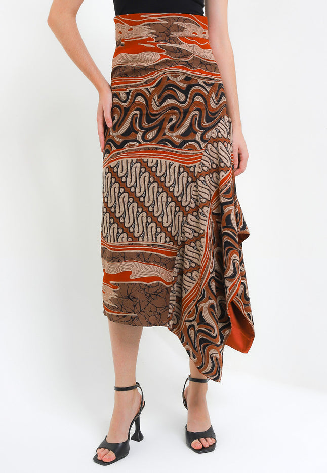 Long Skirt Lanvin Asymmetris+Lining