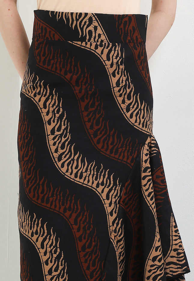 Skirt Maxi Lanvin Asymmetris+Lining