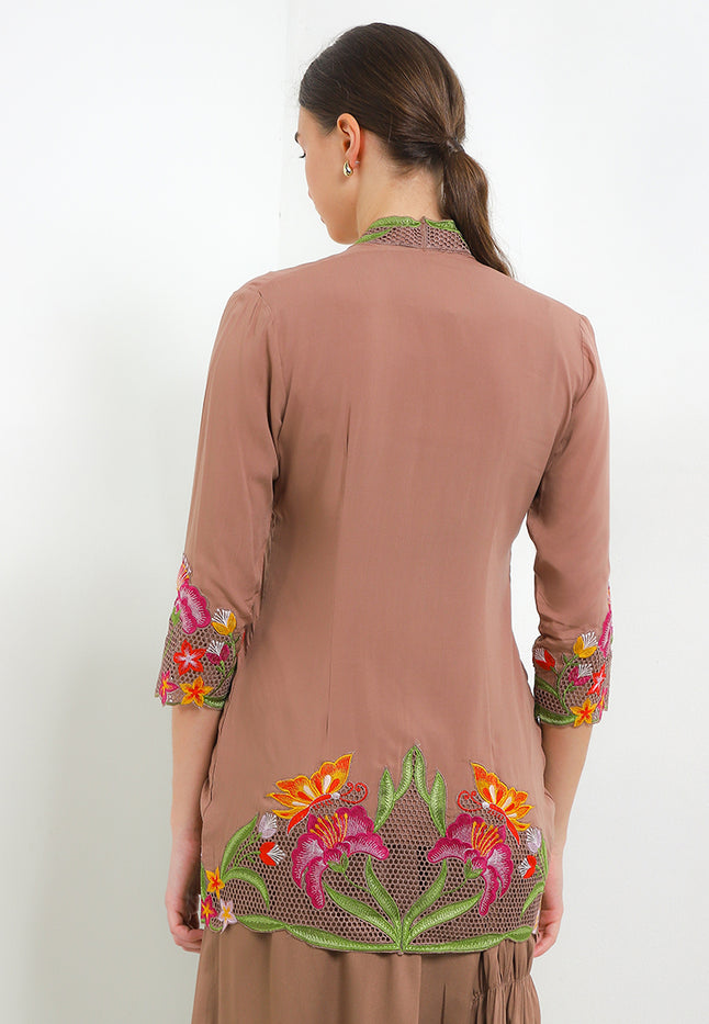 Embroidery Kebaya 7/8-Sleeve>Hibiscus Bee