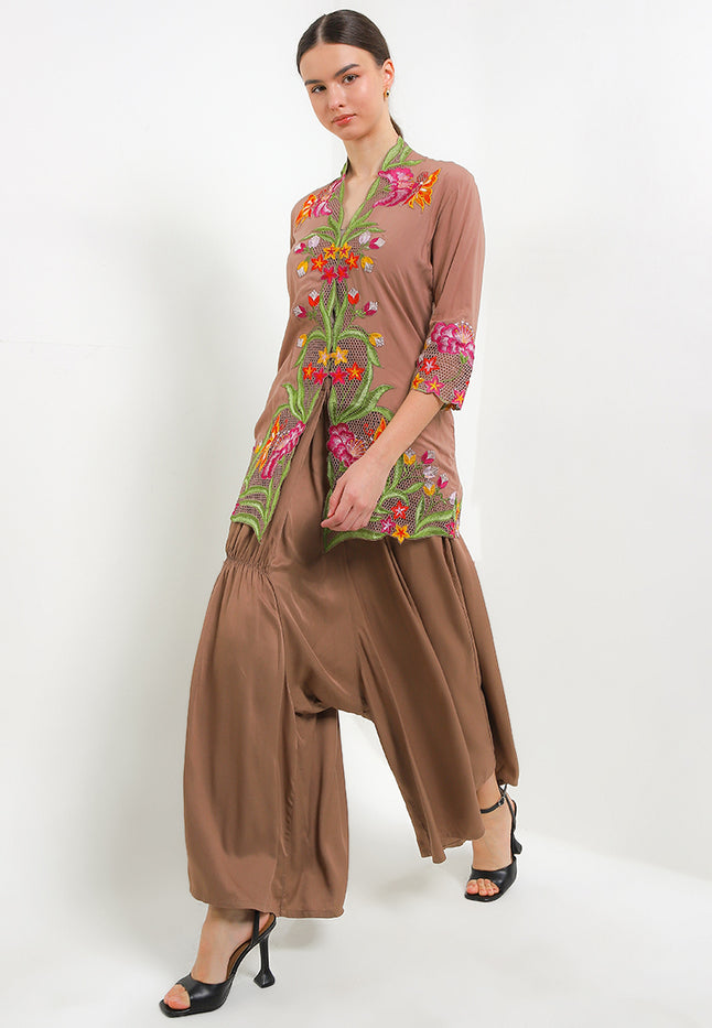 Embroidery Kebaya 7/8-Sleeve>Hibiscus Bee