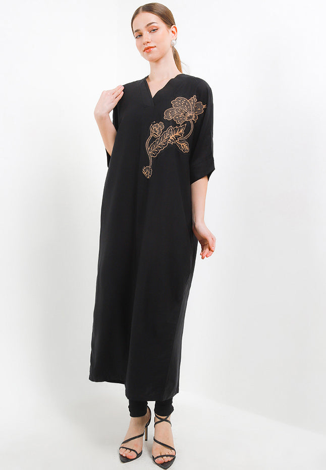 SET Gamis Dolman Batik Patchwork+Legging