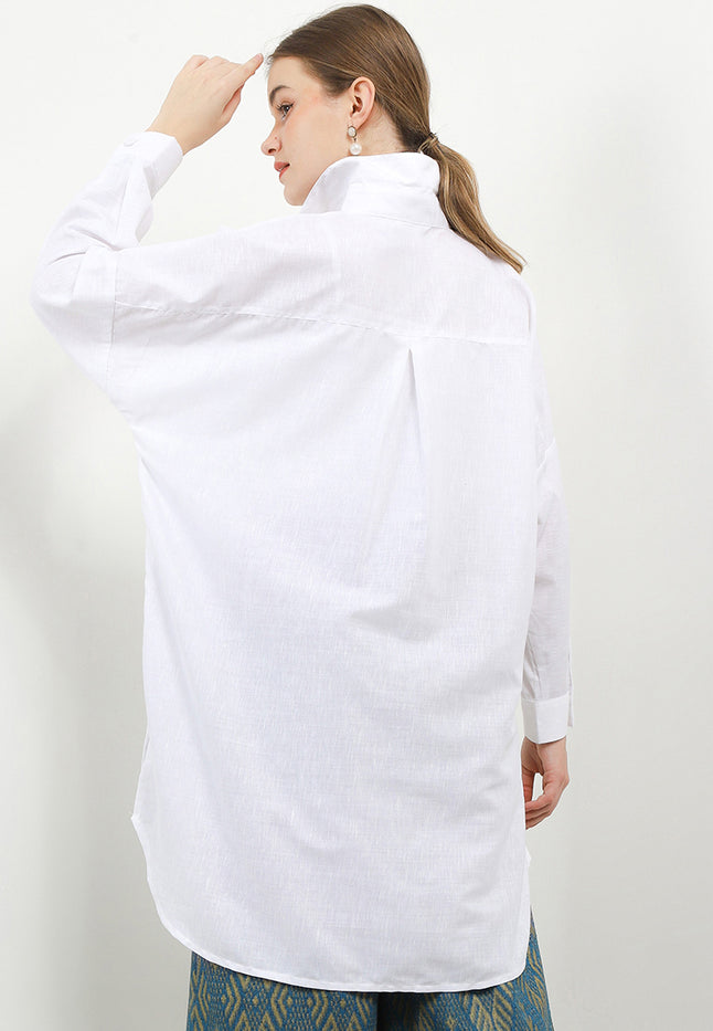 Tunic Woman's Shirt Raglan Arno Long/Sleeve