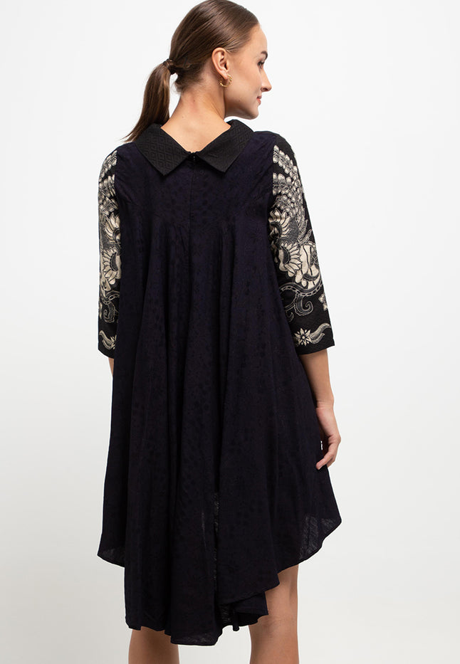 Dress BackTail C&S Rolled Collar CH+Lining