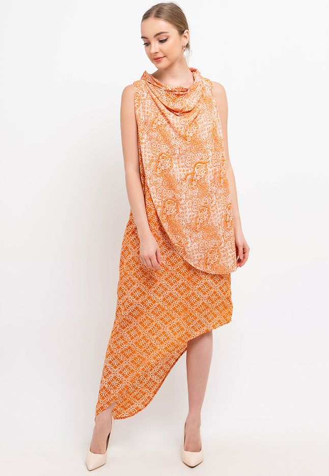 D.Shawl Crossover Cut&Sew+Lining