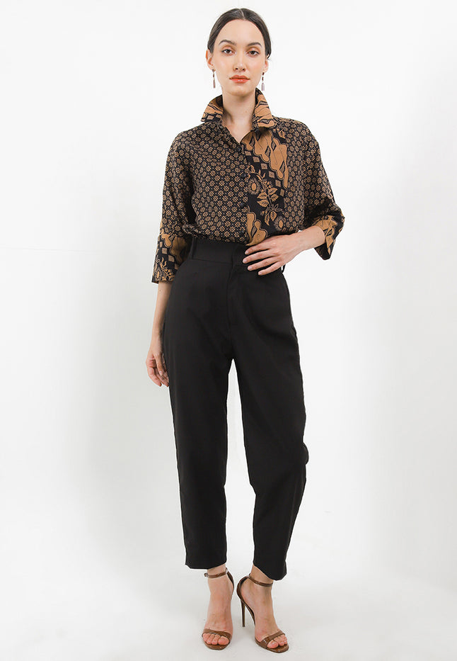 Woman's Shirt SISI Cut&Sew-Asymmetric