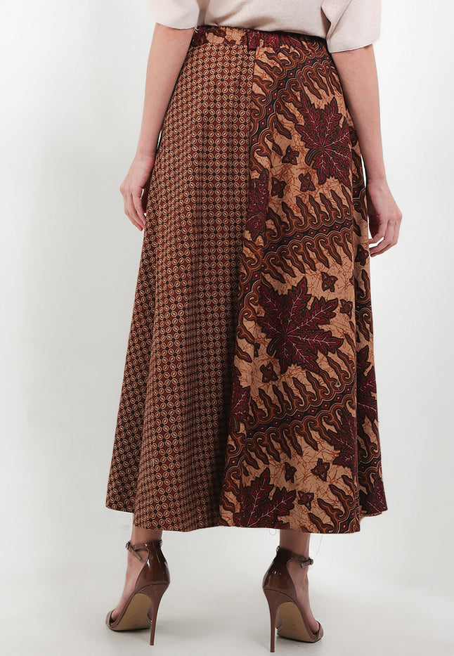 Elastic-waisted Long Skirt Alaia Cut&Sew+Lining