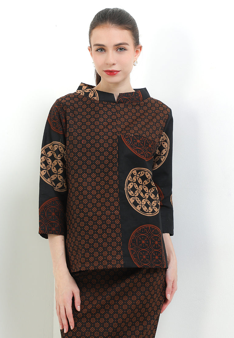 Blouse TIC S3V 7/8-length Sleeves Cut&Sew