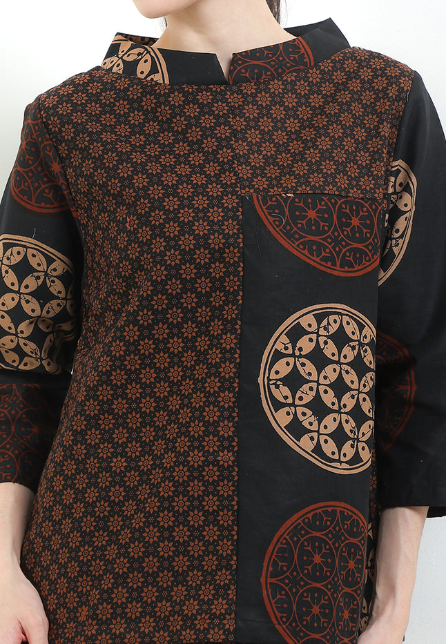 Blouse TIC S3V 7/8-length Sleeves Cut&Sew