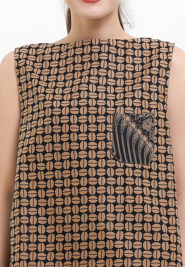 VEST Side-buttoned Cut&Sew+Lining TT