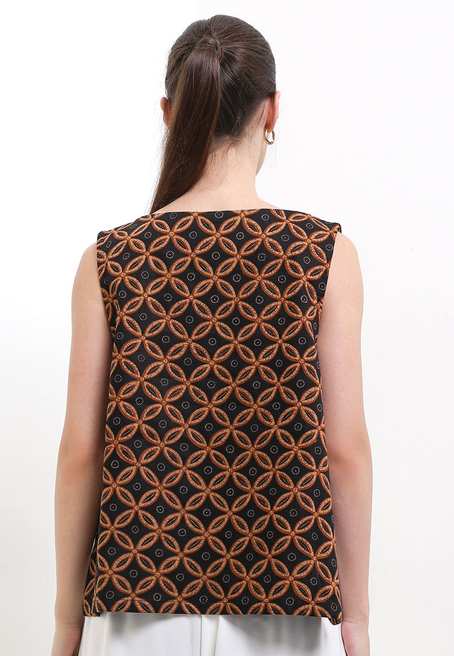 VEST Side-buttoned Cut&Sew+Lining TT