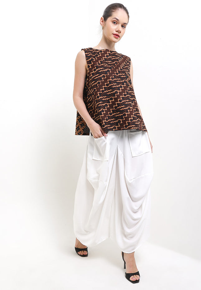 VEST Side-buttoned Cut&Sew+Lining TT