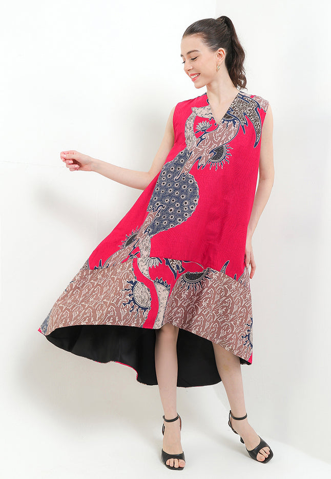 Dress Tent Sugar Sleeveless Cut&Sew+Lining