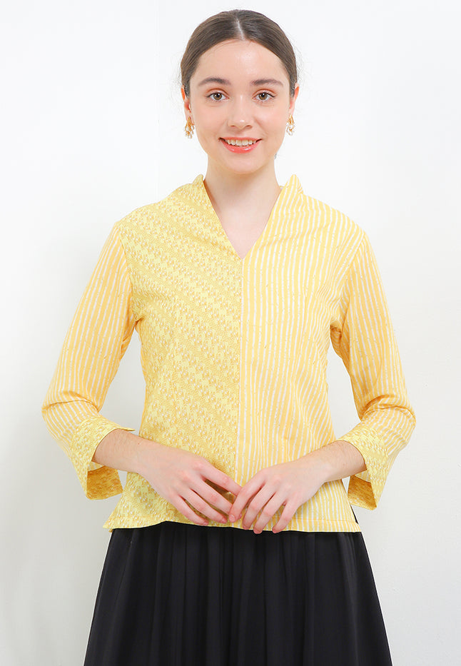 B.Swan-Necked 7/8-Slv(44) Cut&Sew+Lining TT