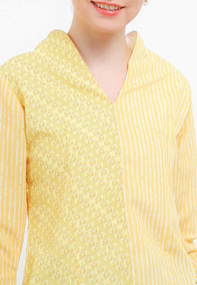 B.Swan-Necked 7/8-Slv(44) Cut&Sew+Lining TT