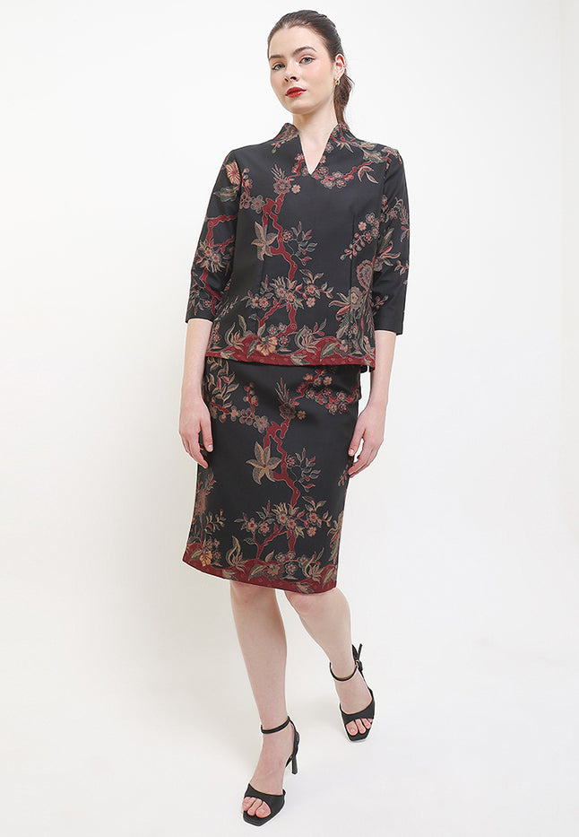 B.Swan-Necked 7/8-length Sleeves+Lining(TT)