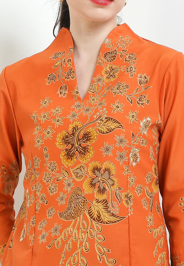 B.Swan-necked 7/8-Length Slv+Lining