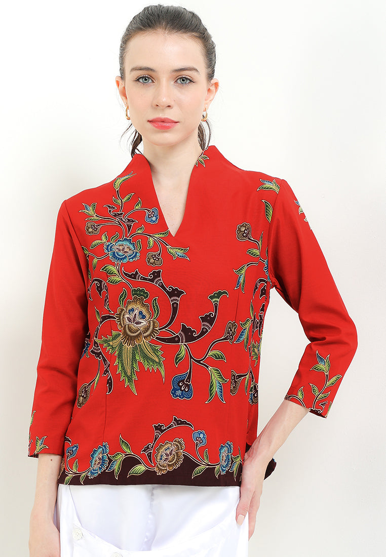 B.Swan-necked 7/8-Length Slv+Lining