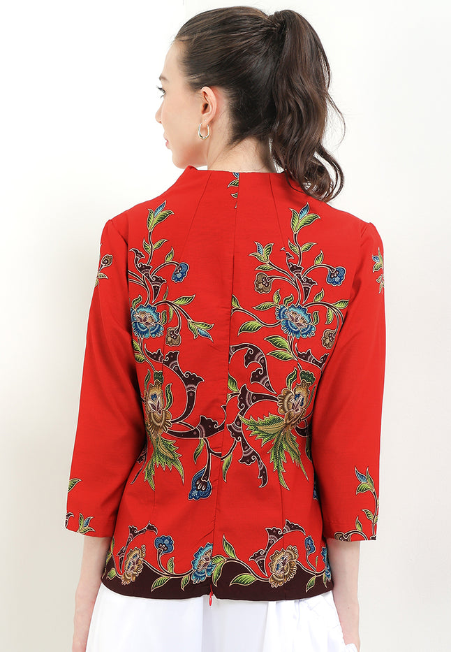 B.Swan-necked 7/8-Length Slv+Lining