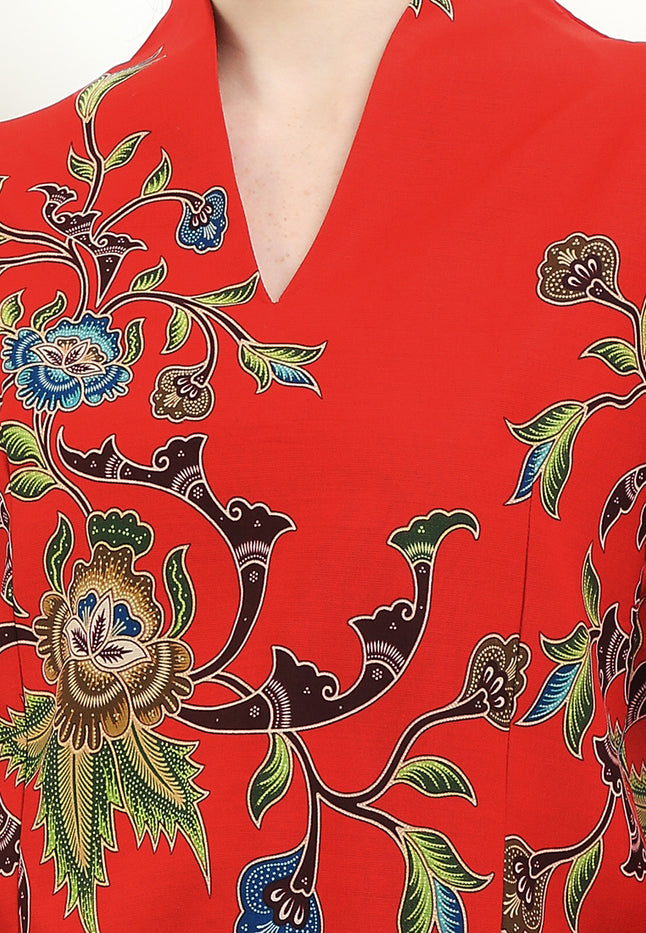 B.Swan-necked 7/8-Length Slv+Lining