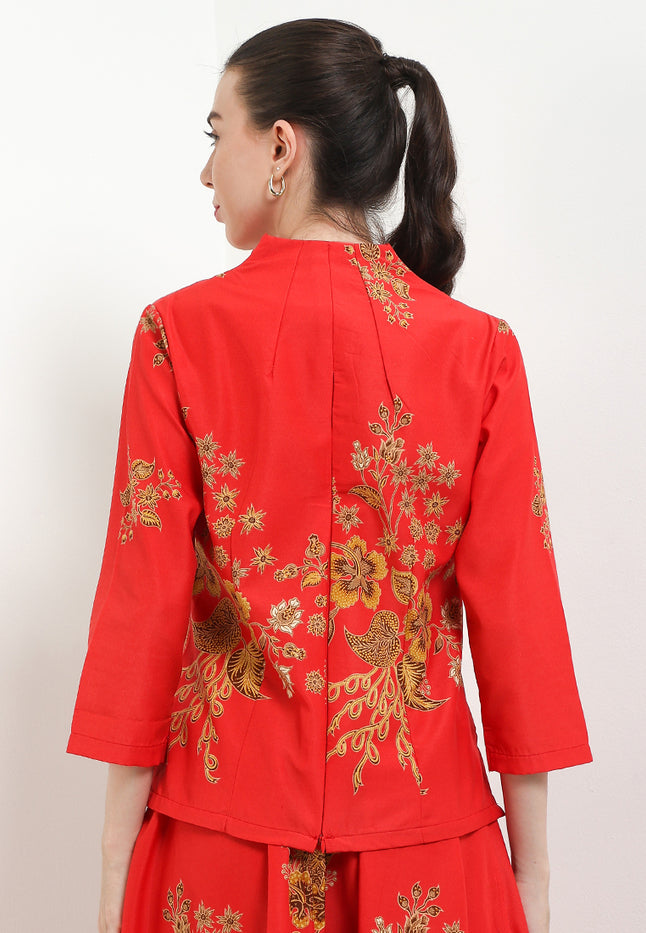 B.Swan-necked 7/8-Length Slv+Lining