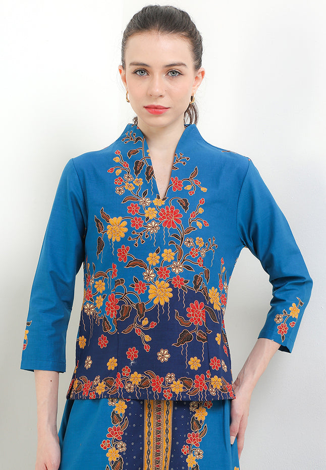 B.Swan-necked 7/8-Length Slv+Lining
