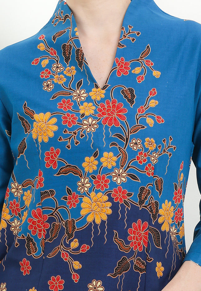 B.Swan-necked 7/8-Length Slv+Lining