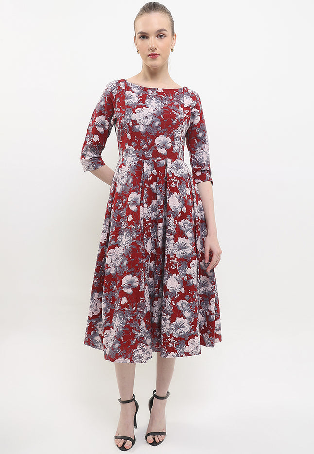 D.Classic Cloq 50's Sabrina 3/4-Slv+TTLining