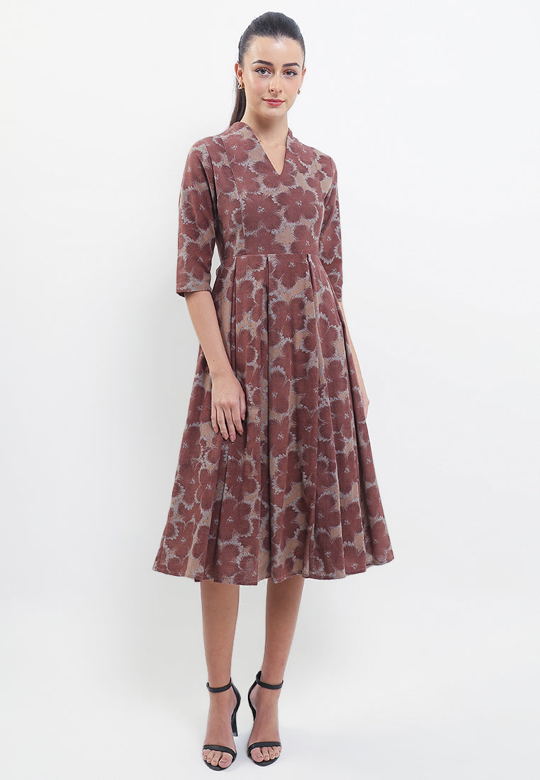 D.Classic Cloq 50's Sabrina 3/4-Slv+TTLining