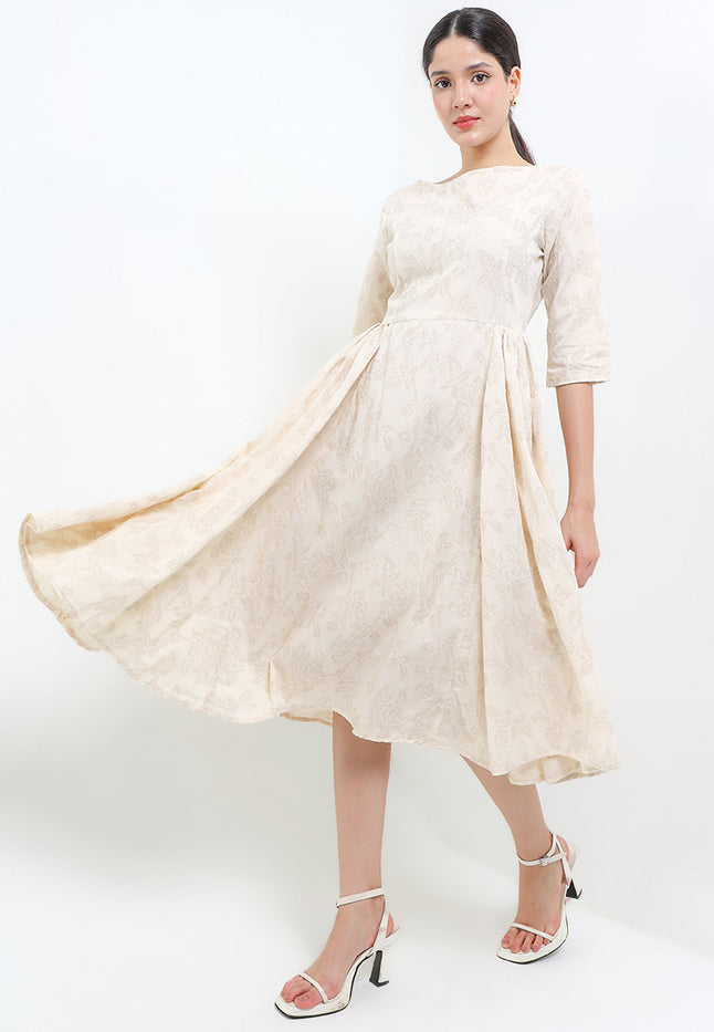 Dress Classic Cloq 50's Sabrina 3/4-Sleeve+Lining