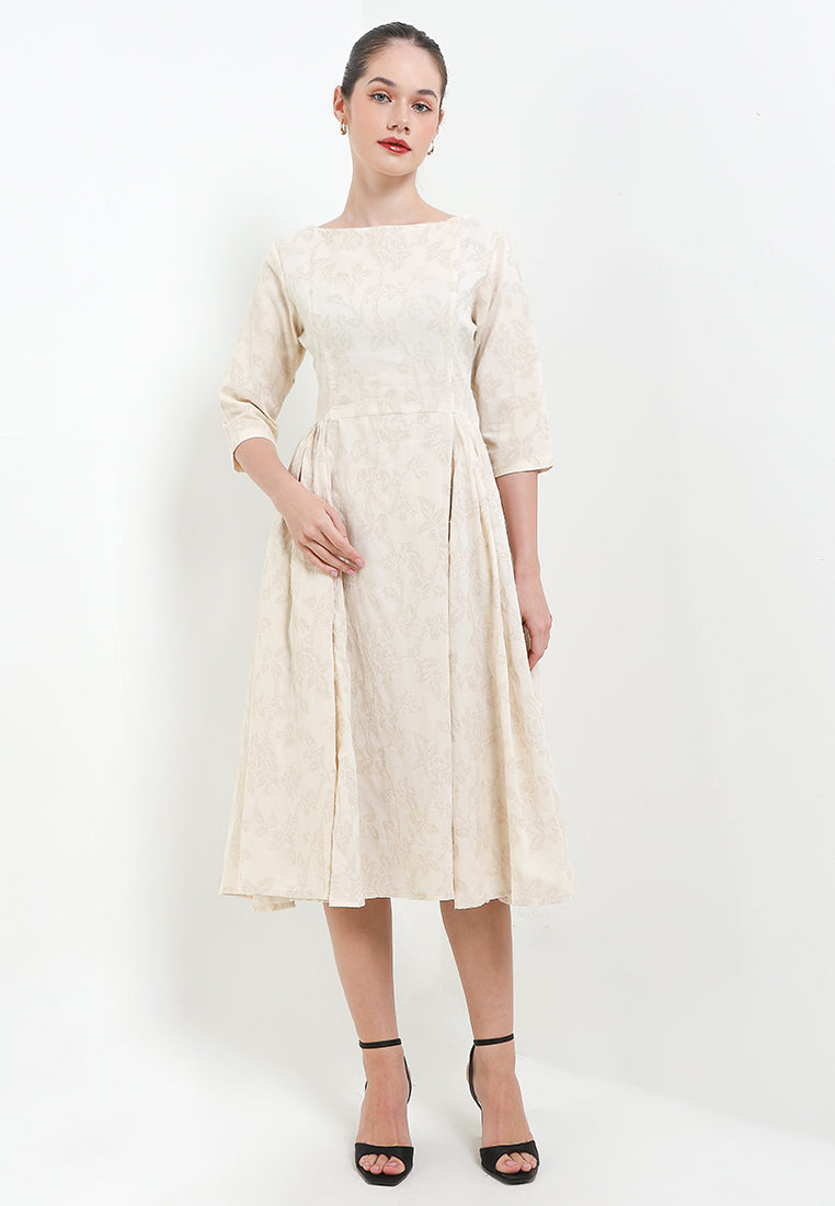 Dress Classic Cloq 50's Sabrina 3/4-Sleeve+Lining