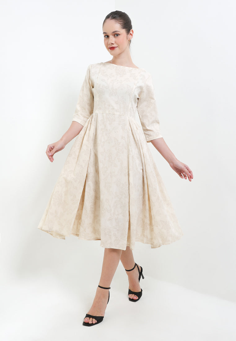 Dress Classic Cloq 50's Sabrina 3/4-Sleeve+Lining