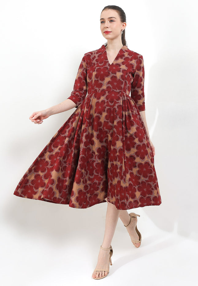 D.Classic Cloq 50's Swan-necked 3/4-Slv+TTLining