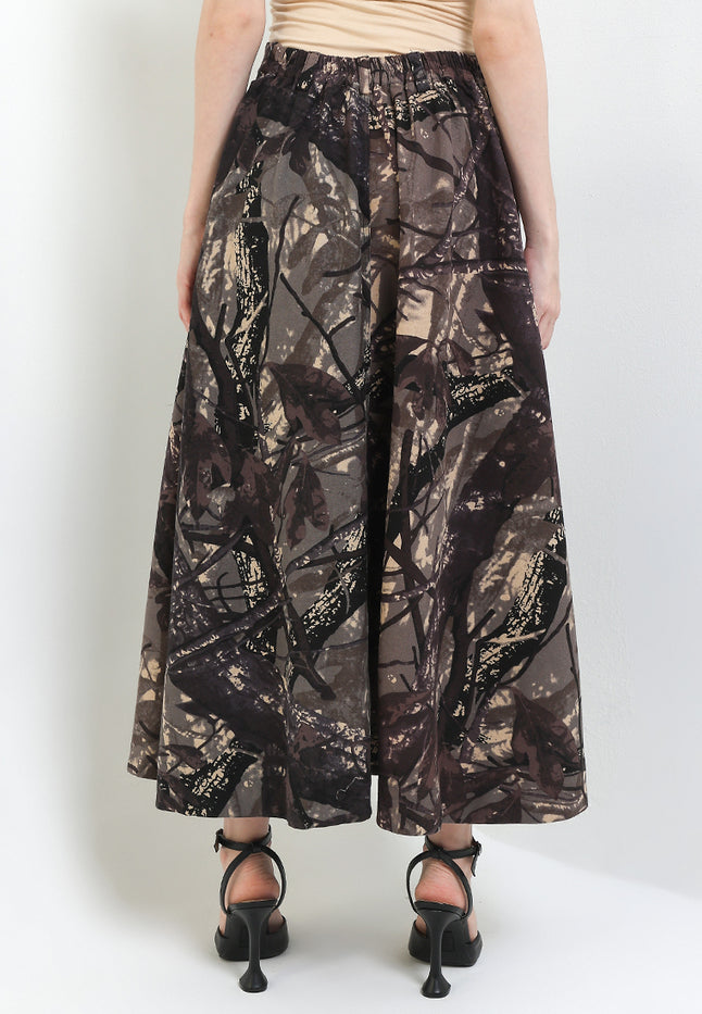 Elastic-waisted Long Skirt Alaia+Lining