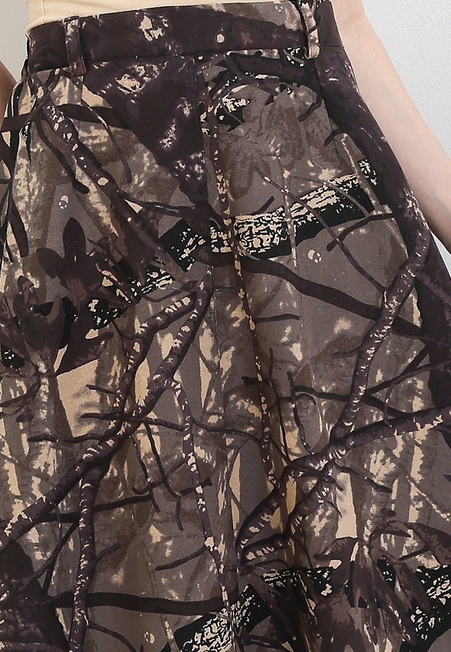 Elastic-waisted Long Skirt Alaia+Lining