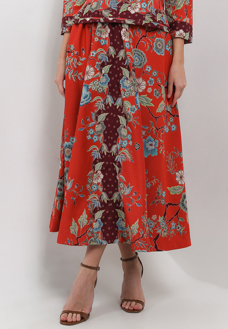 Elastic-waisted Long Skirt Alaia+Lining