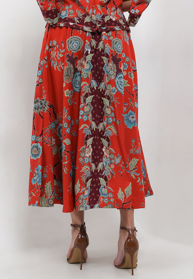 Elastic-waisted Long Skirt Alaia+Lining