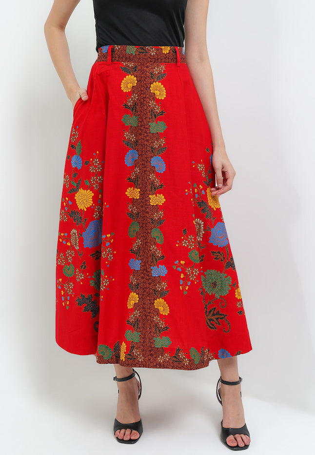 Elastic-waisted Long Skirt Alaia+Lining