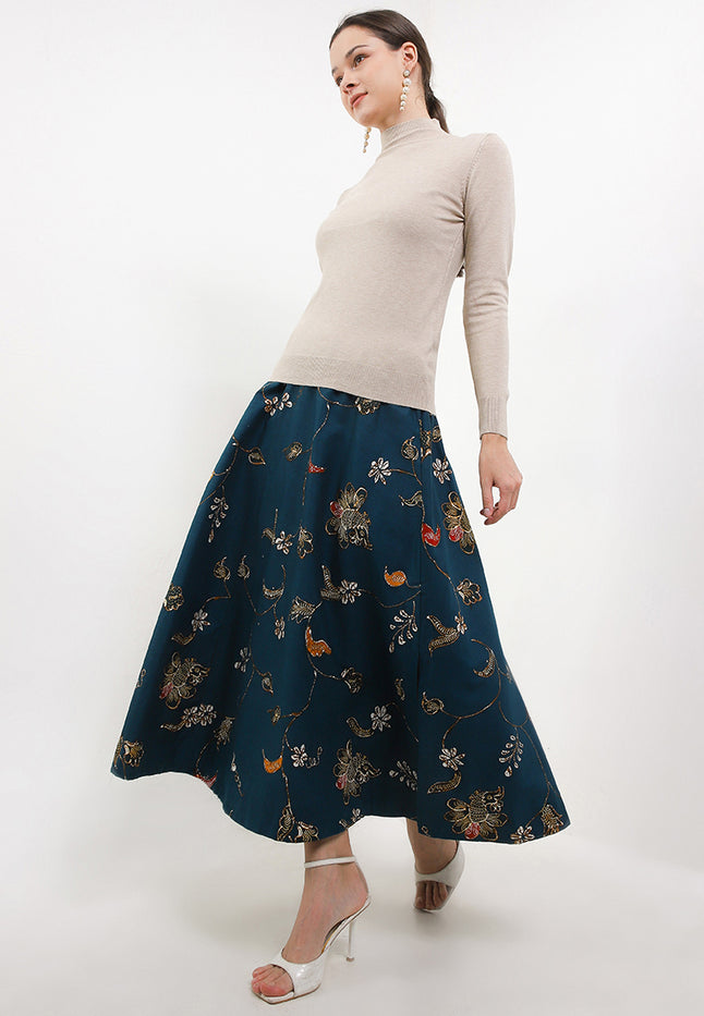 Elastic-waisted Long Skirt Alaia+Lining