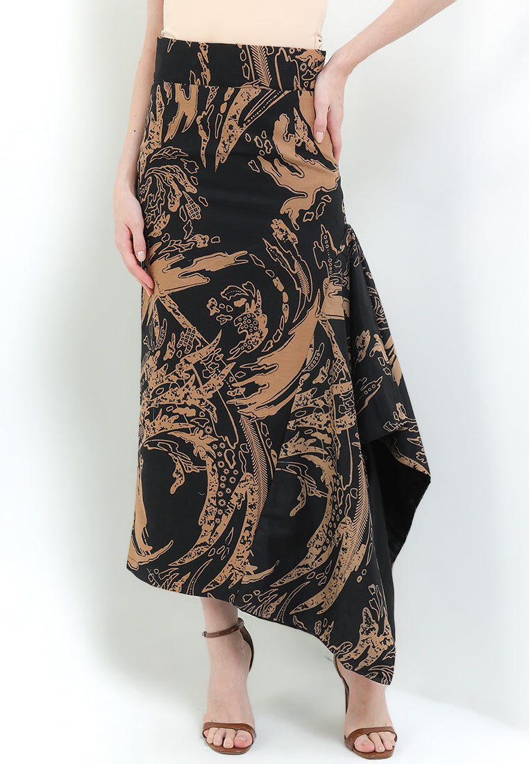 Skirt Maxi Lanvin Asymmetris+Lining