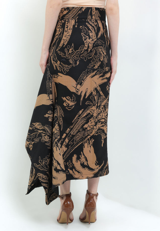 Skirt Maxi Lanvin Asymmetris+Lining