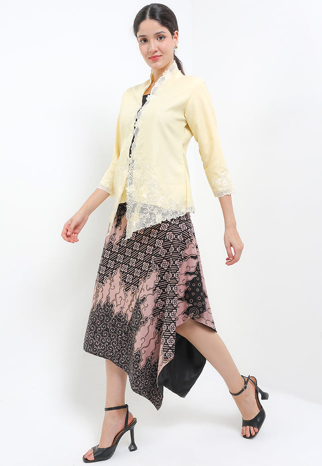 Long Skirt Lanvin Asymmetris+Lining