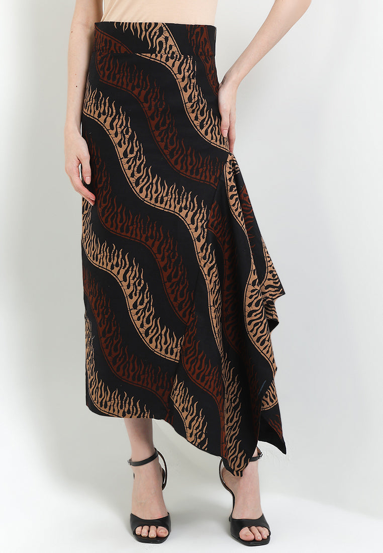 Skirt Maxi Lanvin Asymmetris+Lining
