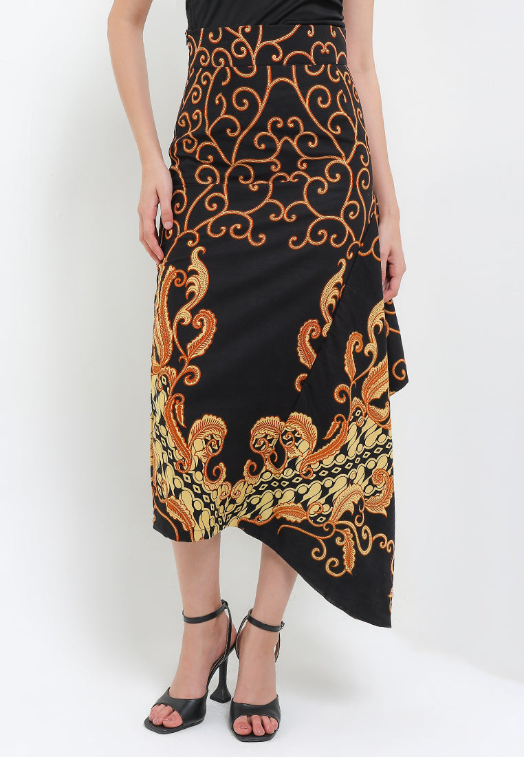 Long Skirt Lanvin Asymmetris+Lining