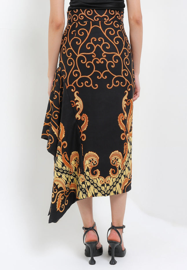 Long Skirt Lanvin Asymmetris+Lining