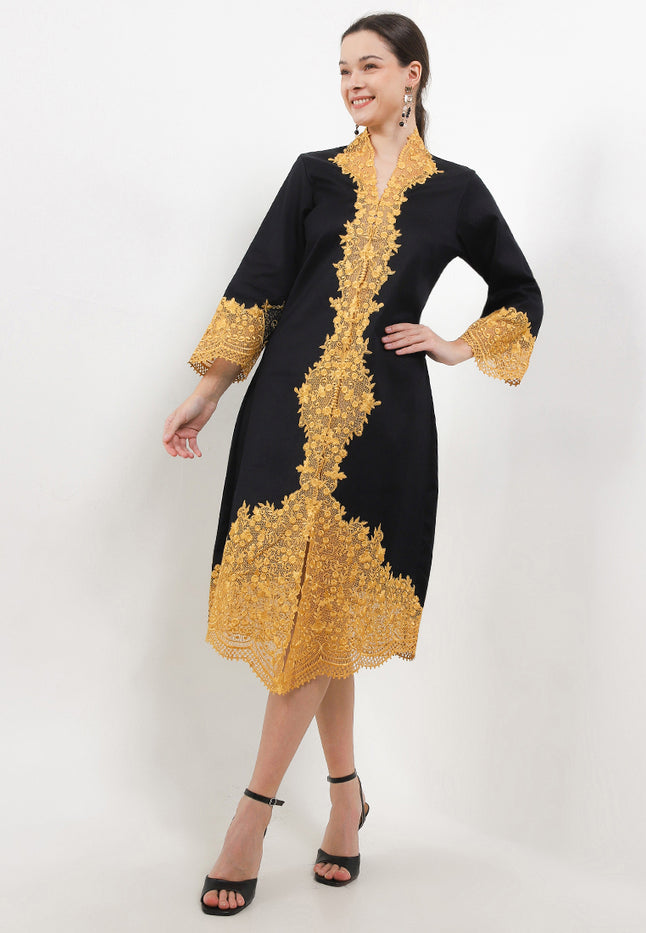 Long Kebaya Embroidery-Bunga Melati