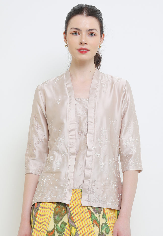Kebaya Embroidered Regular 3/4-length Sleeves
