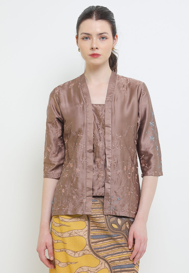 Kebaya Embroidered Regular 3/4-length Sleeves