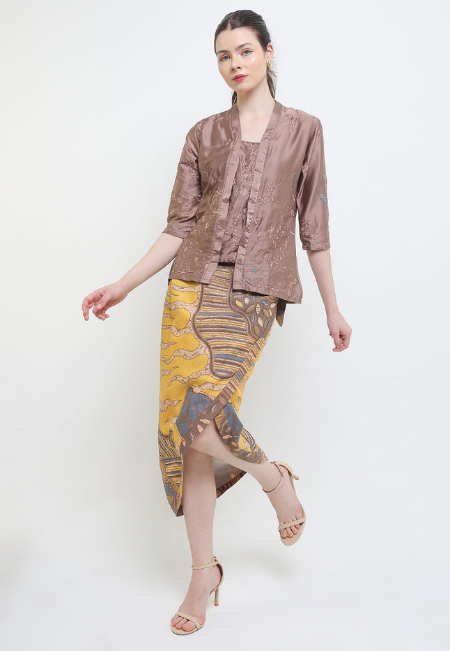 Kebaya Embroidered Regular 3/4-length Sleeves